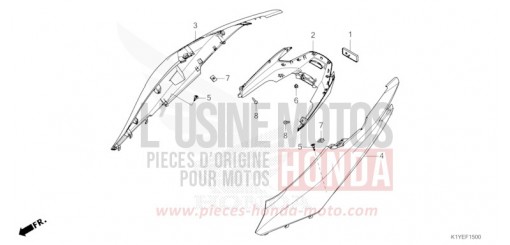 BODY COVER WW125AS de 2025